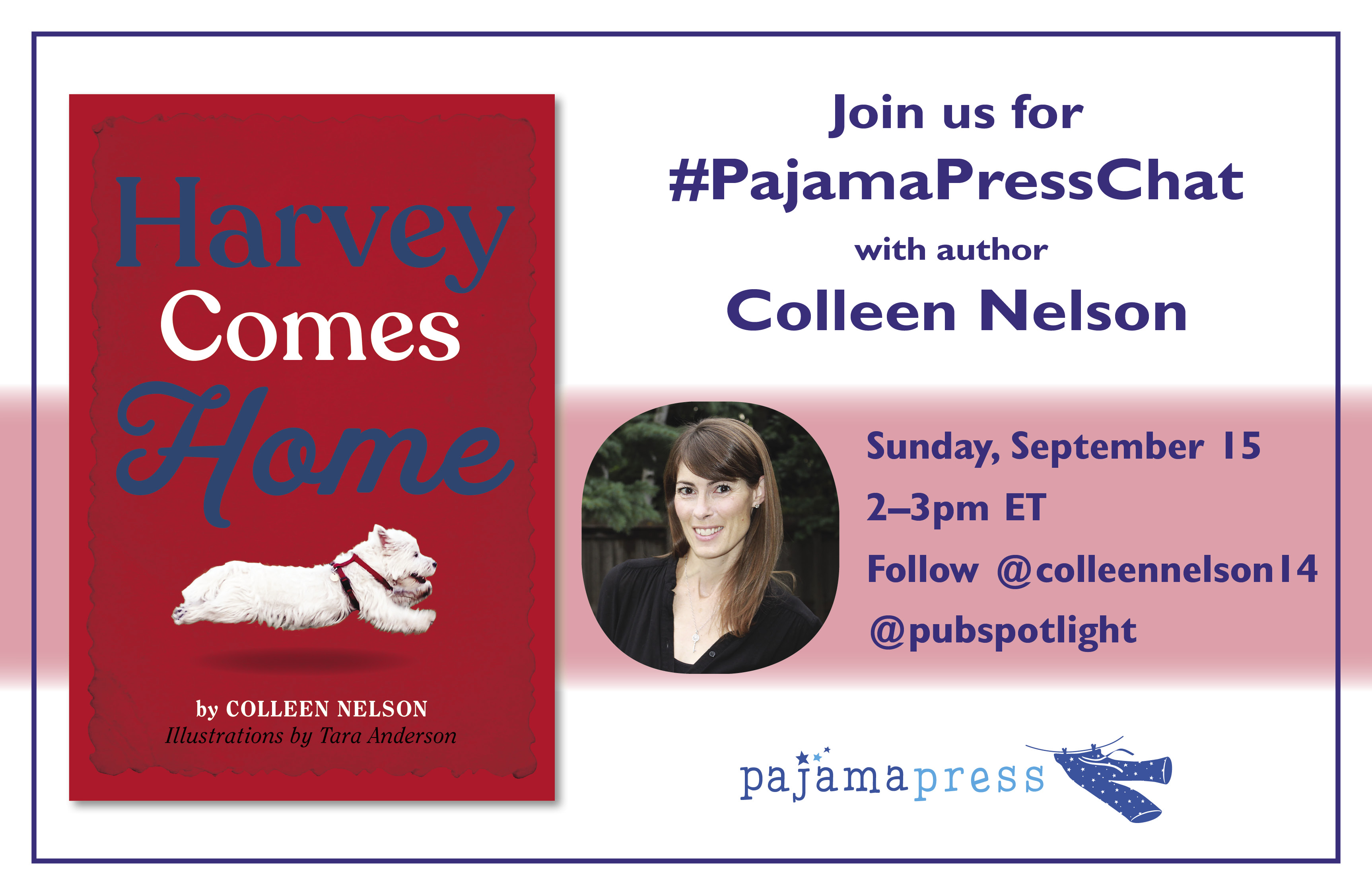 Twitter Chat graphic for Colleen Nelson