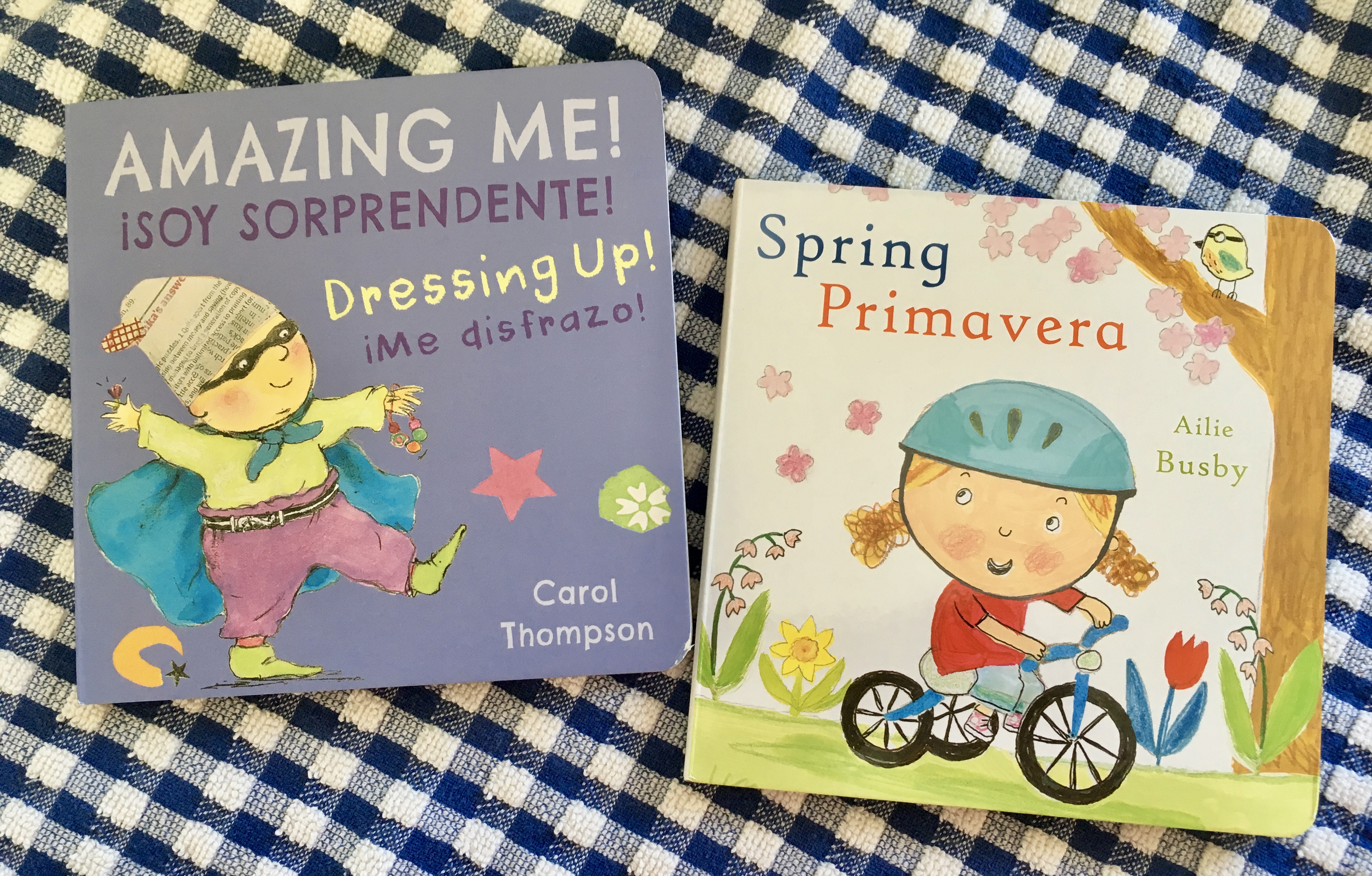 Spring/Primaver and Amazing Me Dressing Up covers