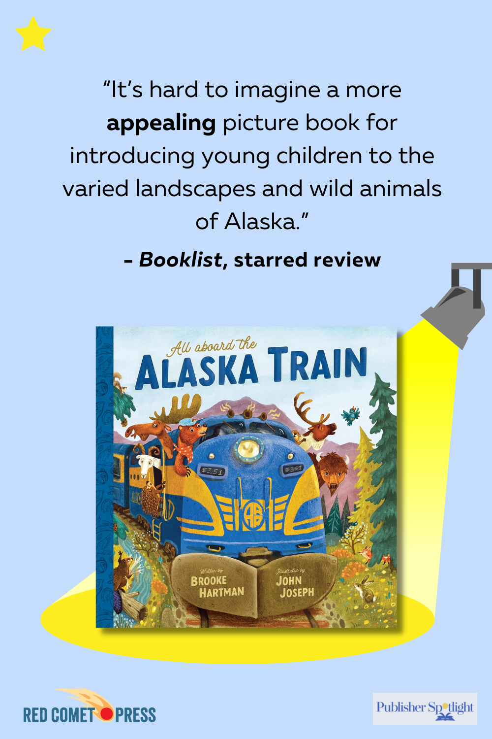 Starred Review Graphic Alaska Train