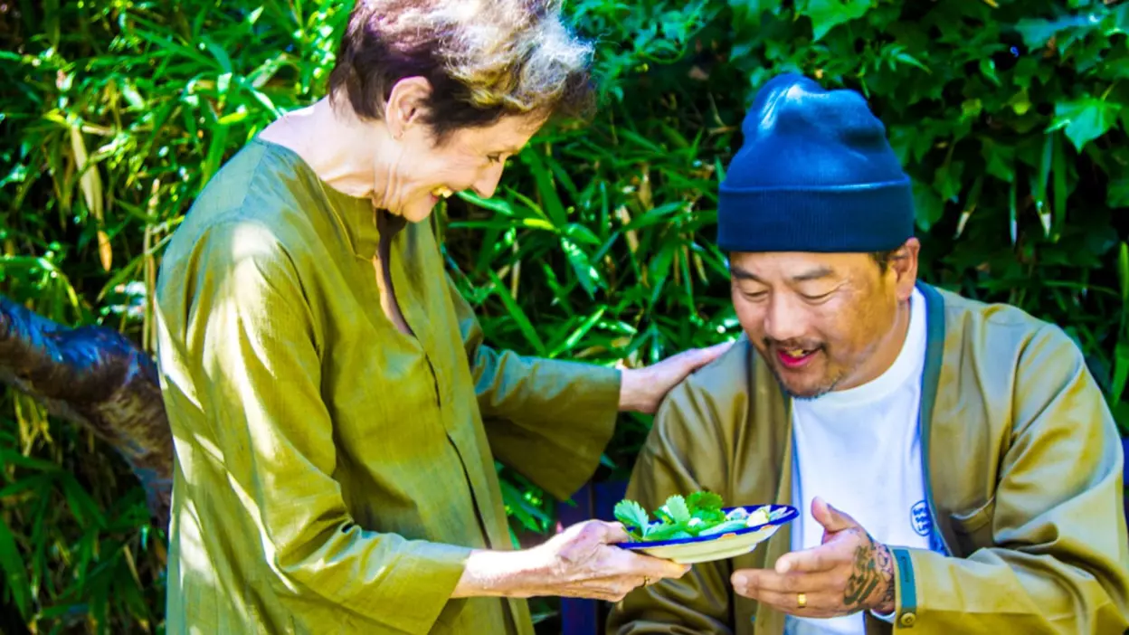 Alice Waters and Roy Choi