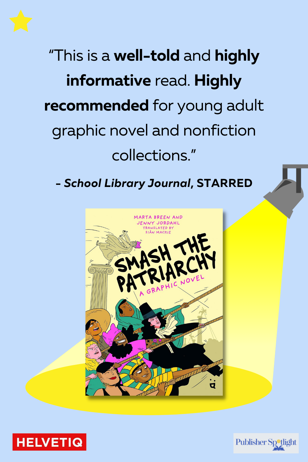 Starred Review Pin for Smash the Patriarchy