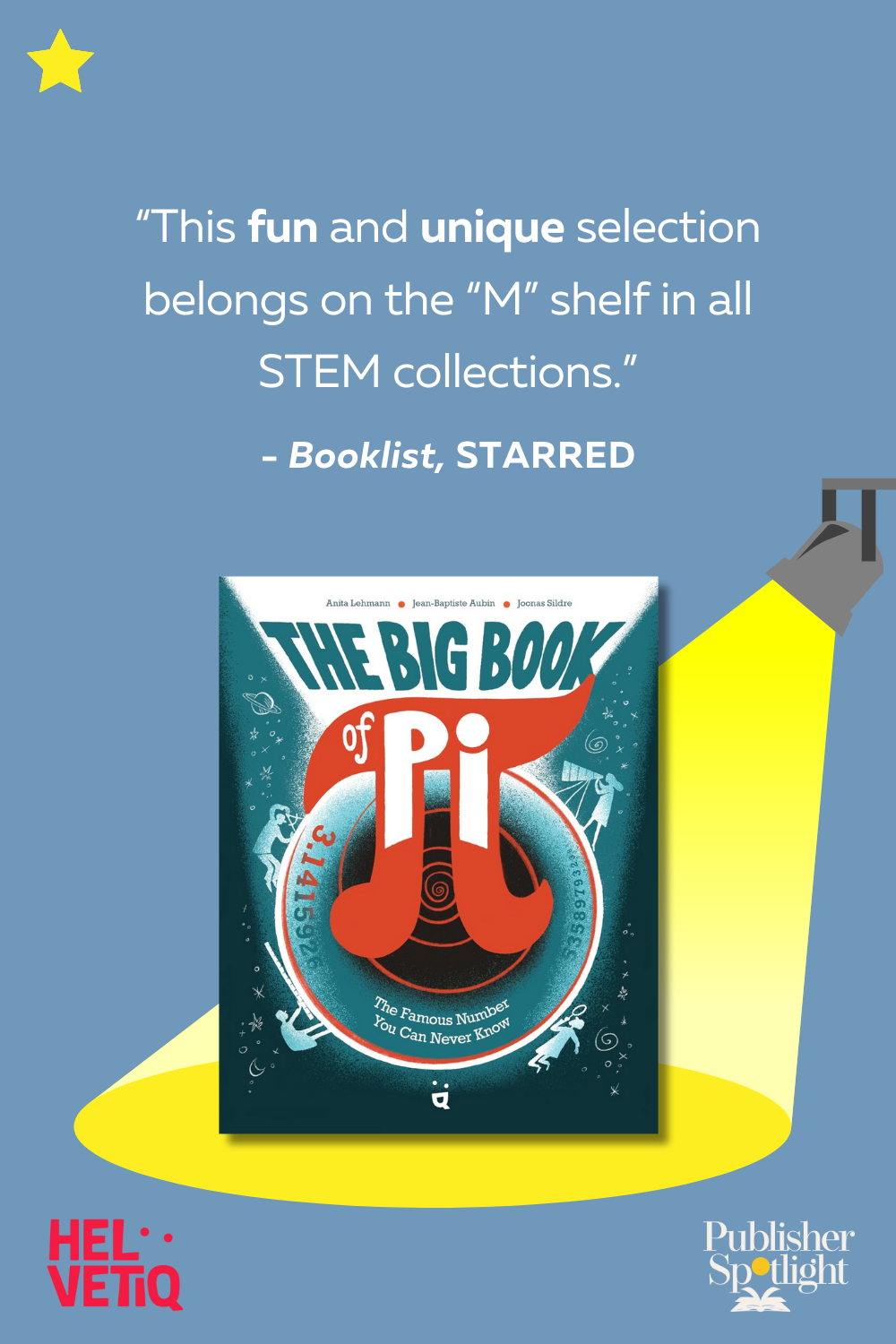 Starred review graphic for Big Book of Pi Helevtiq Starred Review