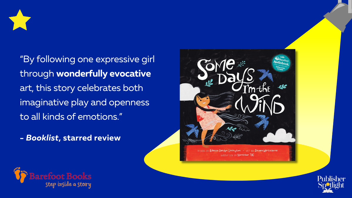 starred review from Booklist graphic of Barefoot's Some Days I'm the Wind