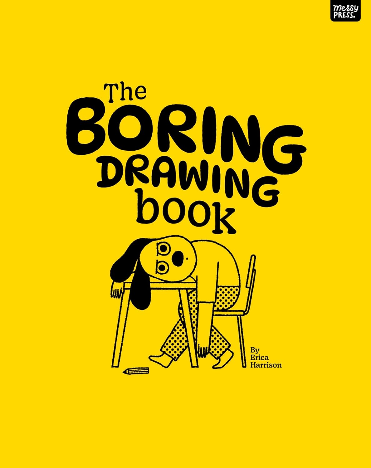 cover image for The Boring Drawing Book