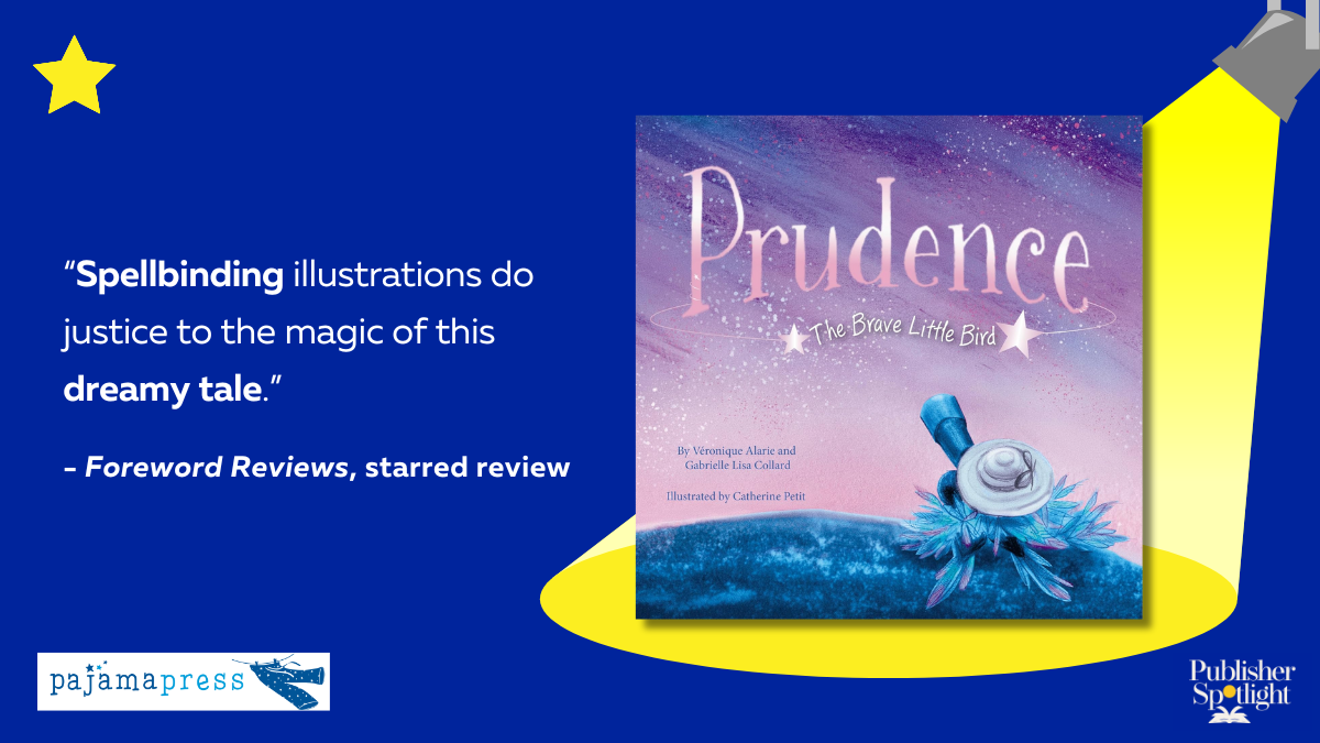 starred review graphic for Pajama's Prudence from Foreword