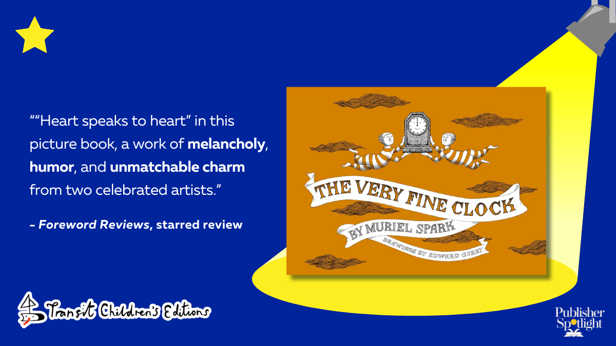 starred review graphic for Transit's The Very Fine Clock from Foreword
