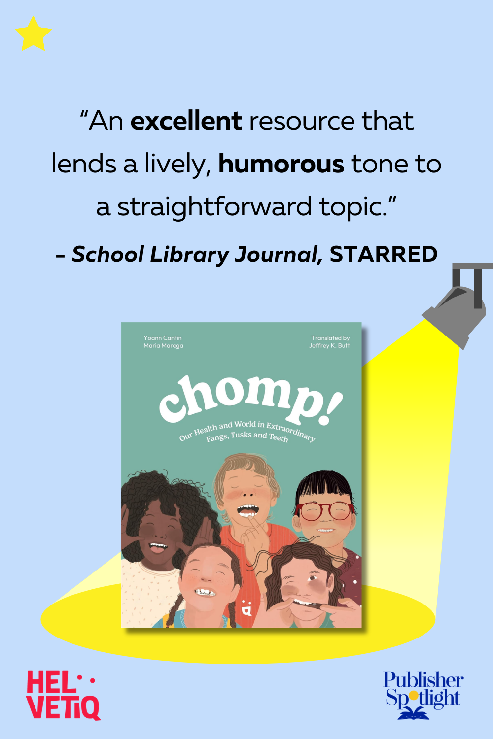 Starred Review Graphic of SLJ Starred - Chomp (Helvetiq)