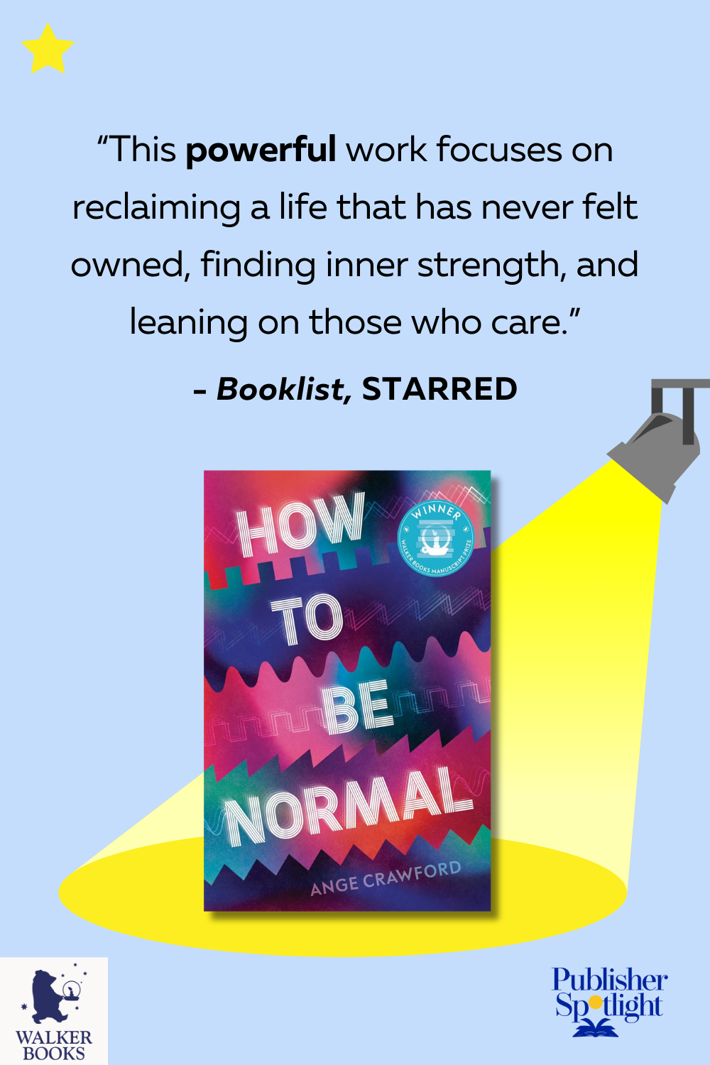 How to Be Normal (Walker AUS) Booklist Star