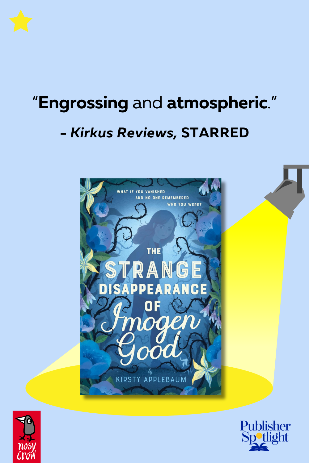 Starred Review Graphic of Imogen Good (Nosy Crow) - Kirkus Star