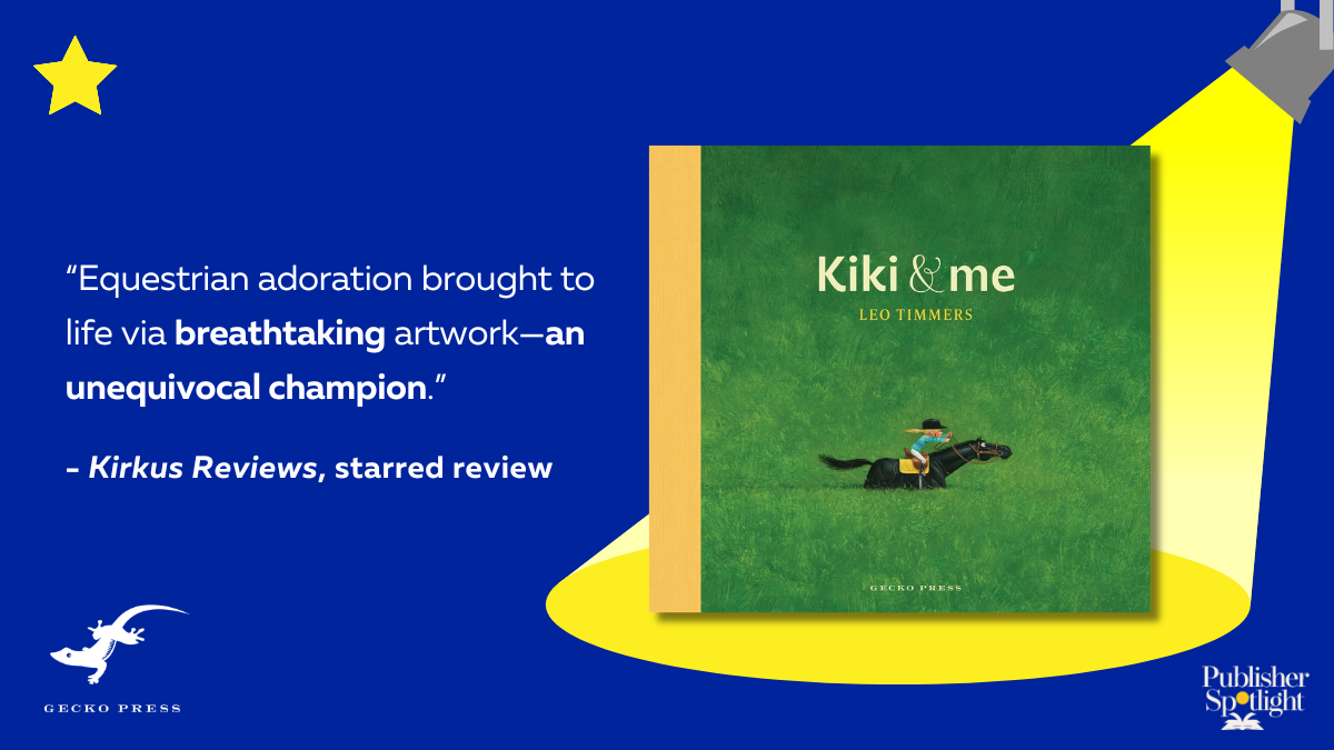 Starred Review Graphic for Gecko's Kiki and Me