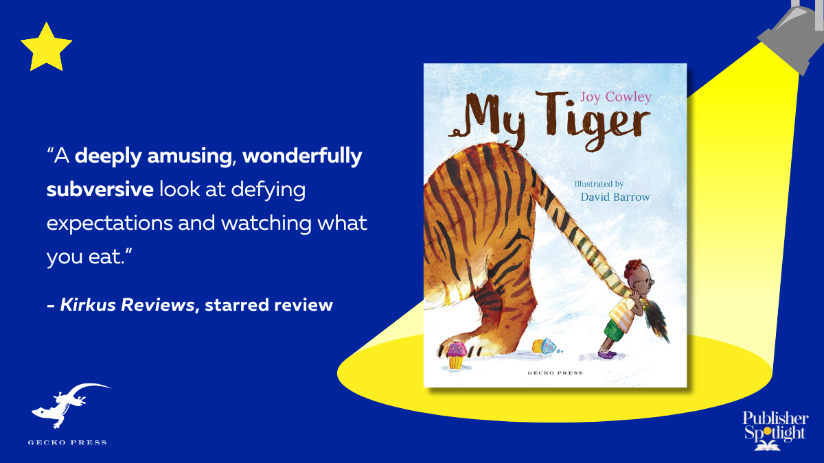 starred review graphic for Gecko's My Tiger from Kirkus
