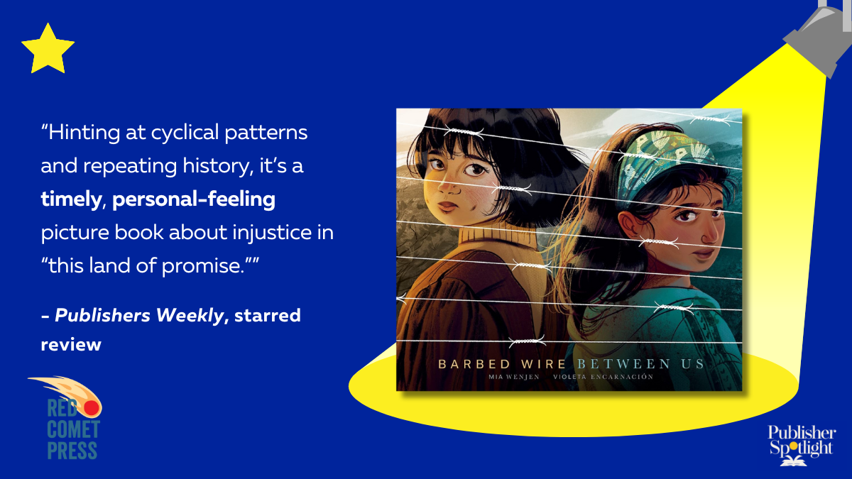 Starred review graphic for PW Starred - Barbed Wire Between Us (Red Comet)