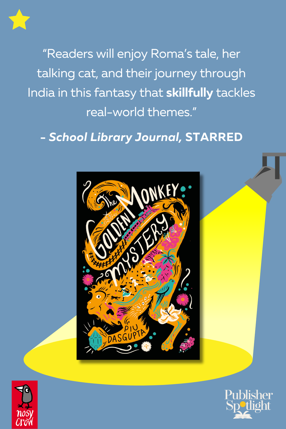 SLJ Starred - Golden Monkey Mystery (Nosy Crow)