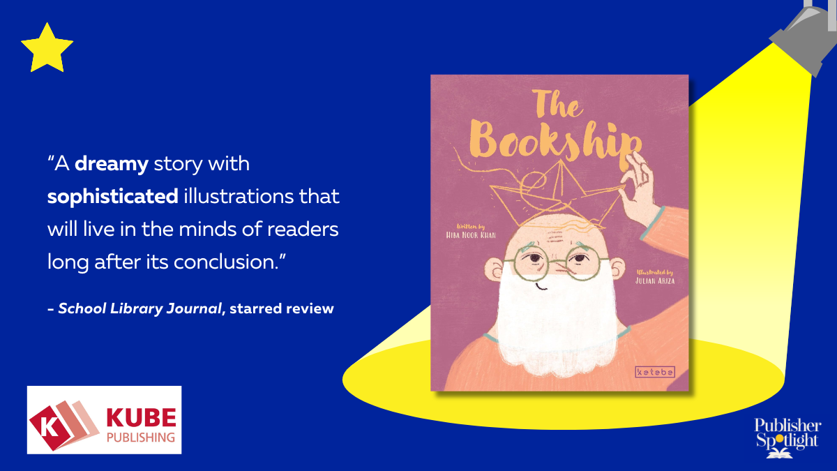 Starred Review Graphic of Kube's Bookship SLJ Star