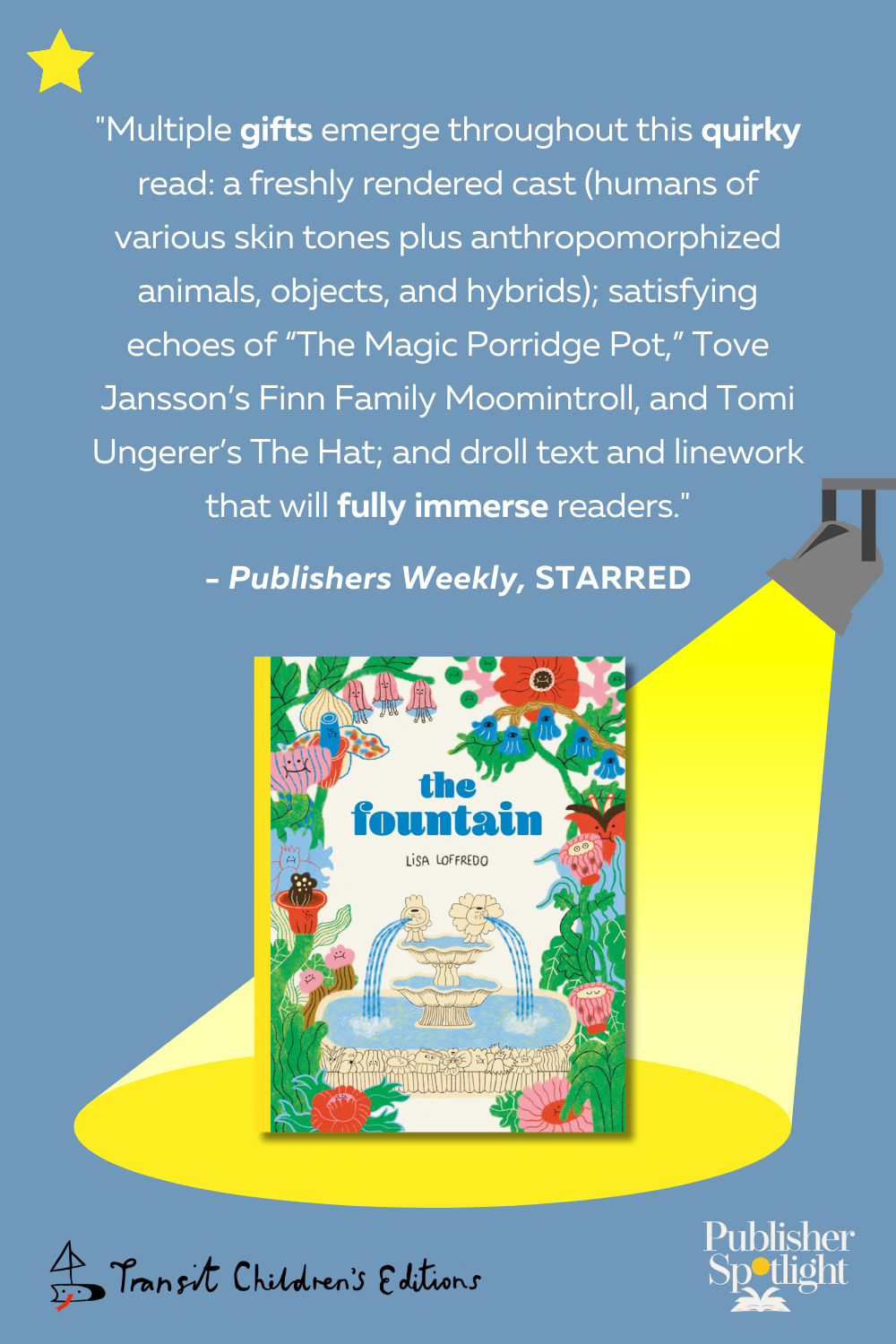 Starred Review Graphic of The Fountain (Transit) PW Star