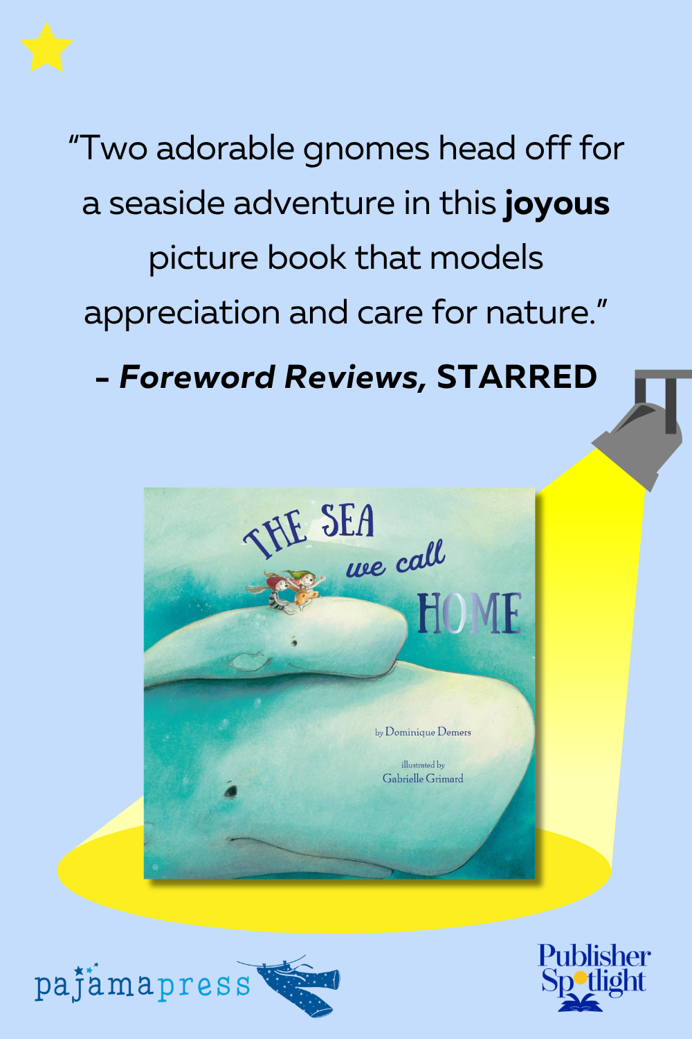Starred Review Graphic for Pajama The Sea We Call Home
