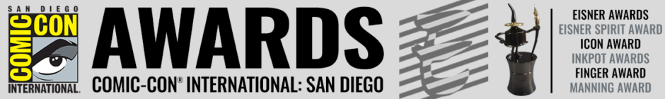 San Diego Comic-Con Eisner Awards banner