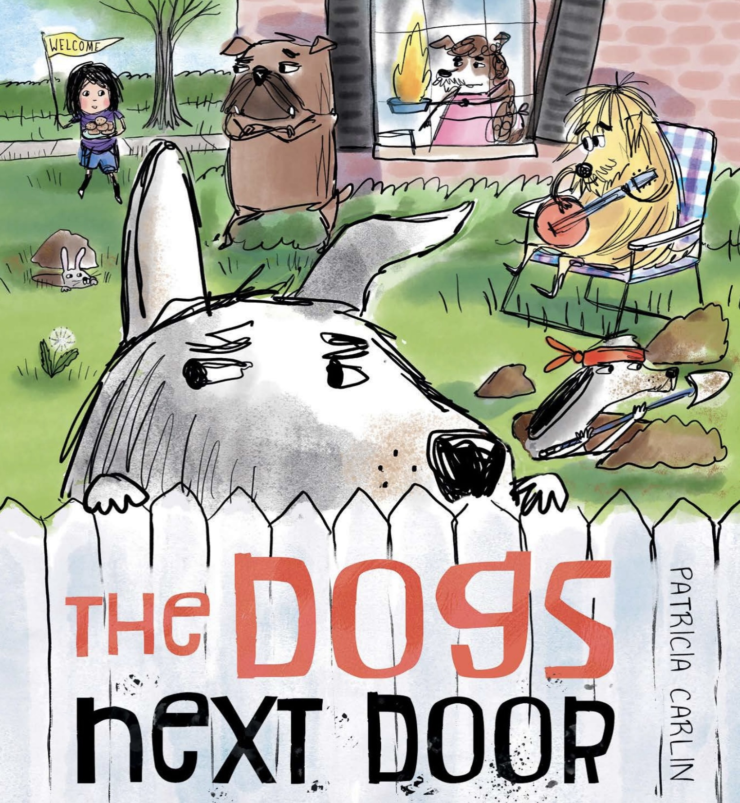 THE DOGS NEXT DOOR by Patricia Carlin book cover